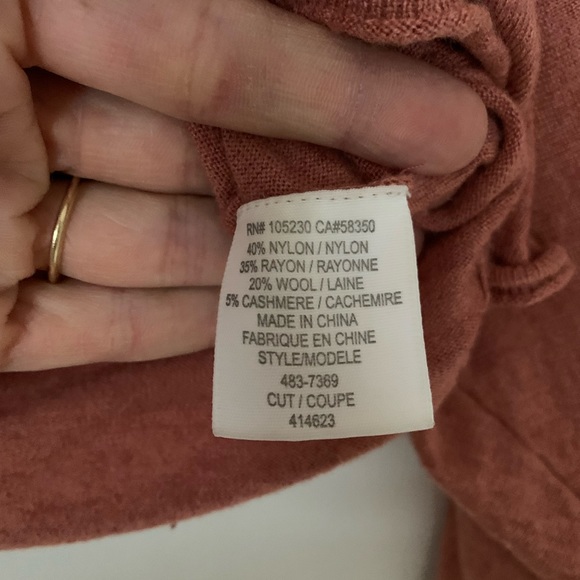 Joie Cashmere/ Wool Crop Sweater - Picture 4 of 4